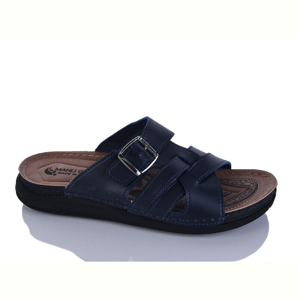 Шлепки Oscar 01-18 синій к.