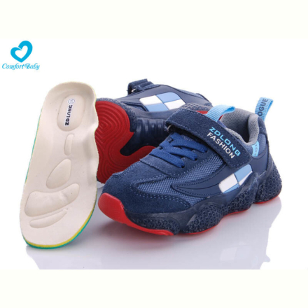Кроссовки Comfort-baby 19970 син-червон