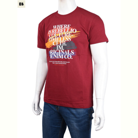 Футболка BIG 3707-087-4 bordo