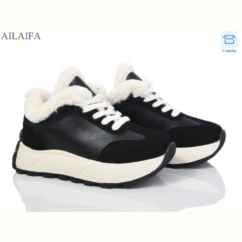 Кроссовки Ailaifa MD18 black-beige