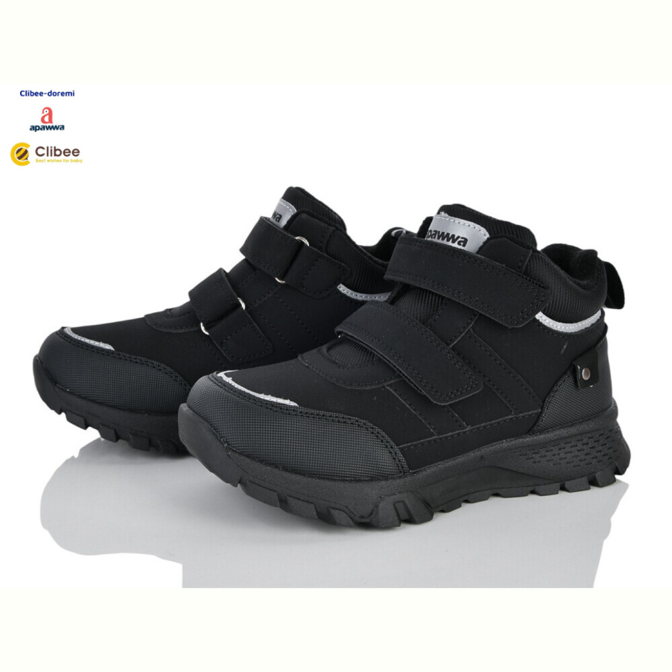 Кроссовки Clibee-Doremi ABC0713 black фліс