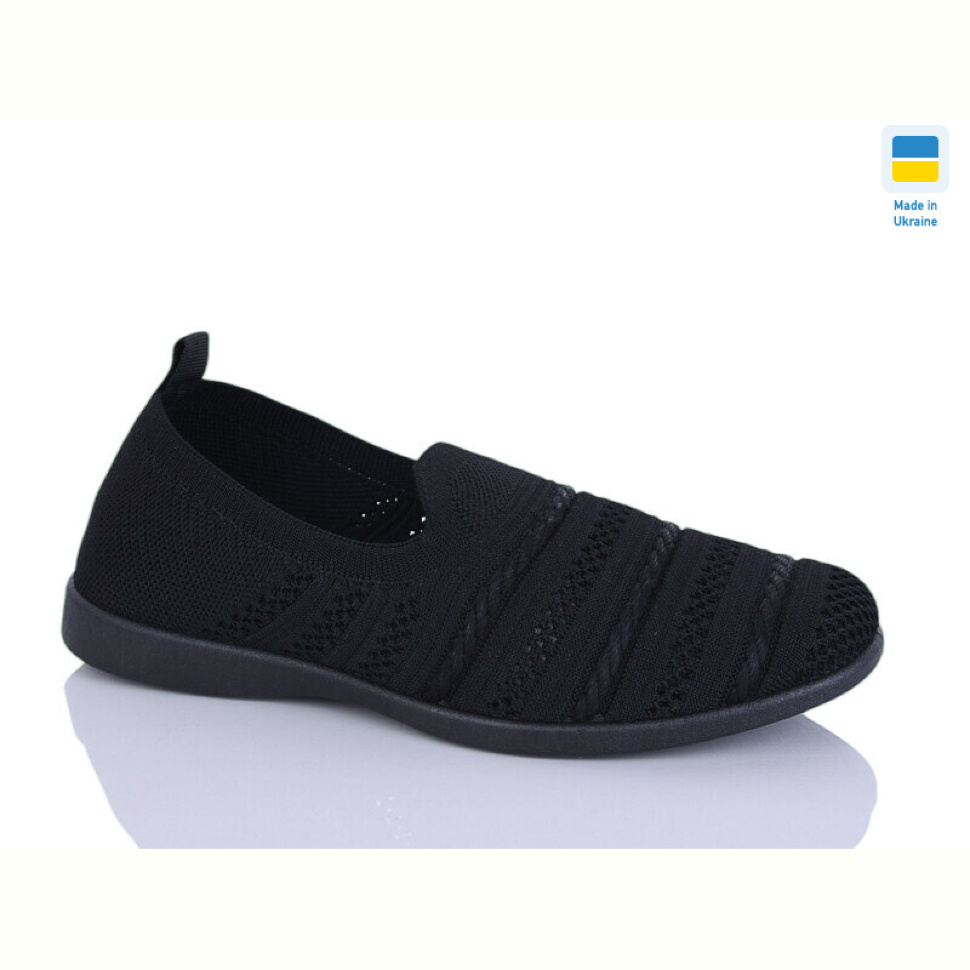 Слипоны DeMur 6710 чорний