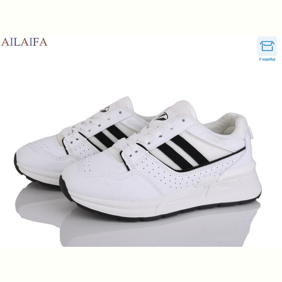 Кроссовки Ailaifa MX810 white-black