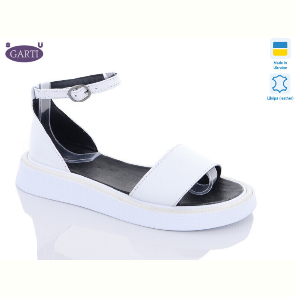 Босоножки Garti 0143 біла шкіра
