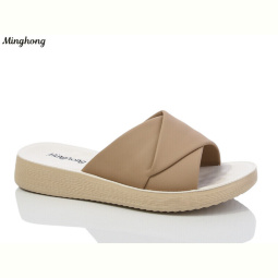Шлепки Minghong 7719-39 khaki масажка