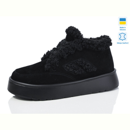 Ботинки Sali 2505 чорний з. зима