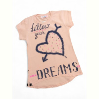 Футболка Kids-modnik 1049 персиковий