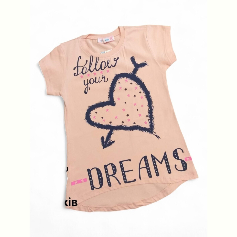 Футболка Kids-modnik 1049 персиковий