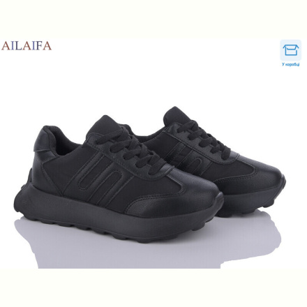 Кроссовки Ailaifa 2391 black піна