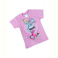 Футболка Kids-modnik 0117-2 рожевий