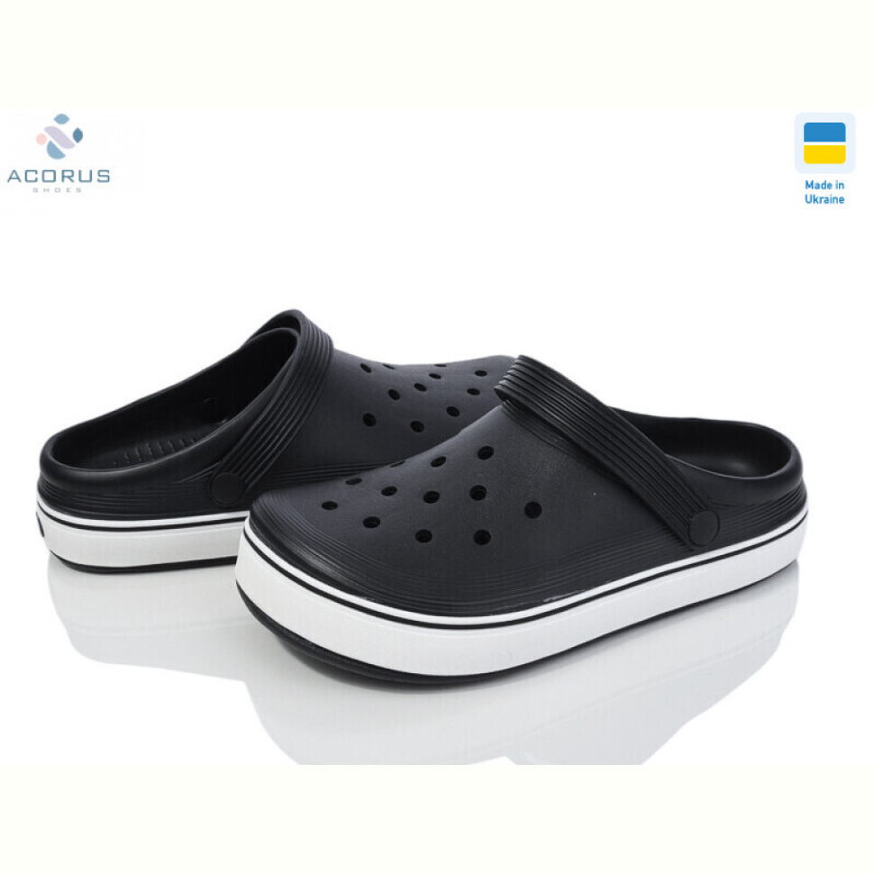 Кроксы Acorus 523 чорний