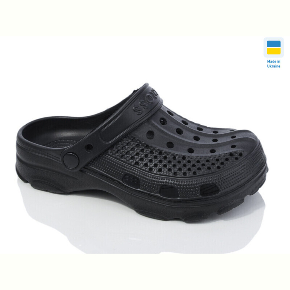 Кроксы Inblue SV021 чорний
