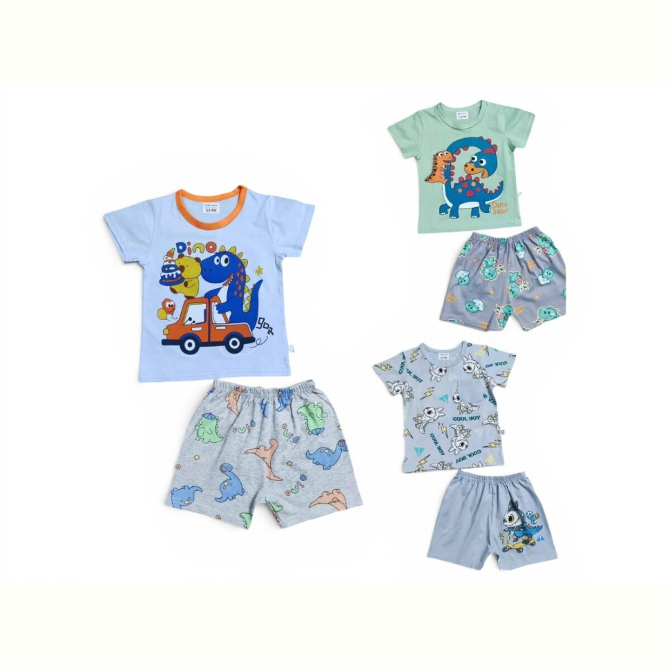 Костюм Kids-modnik 2619 комплект футболка-шорти mix (110)