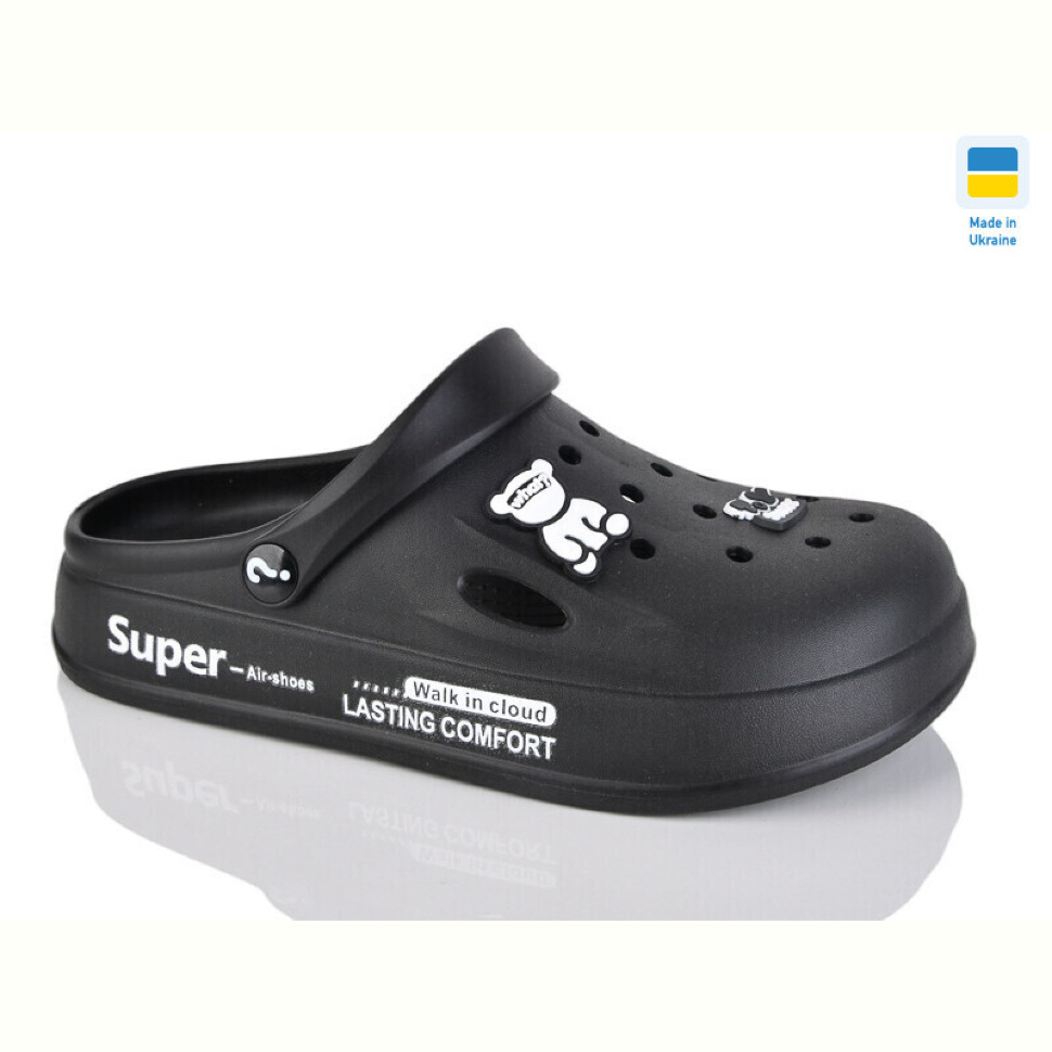 Кроксы Lot Shoes N108 чорний
