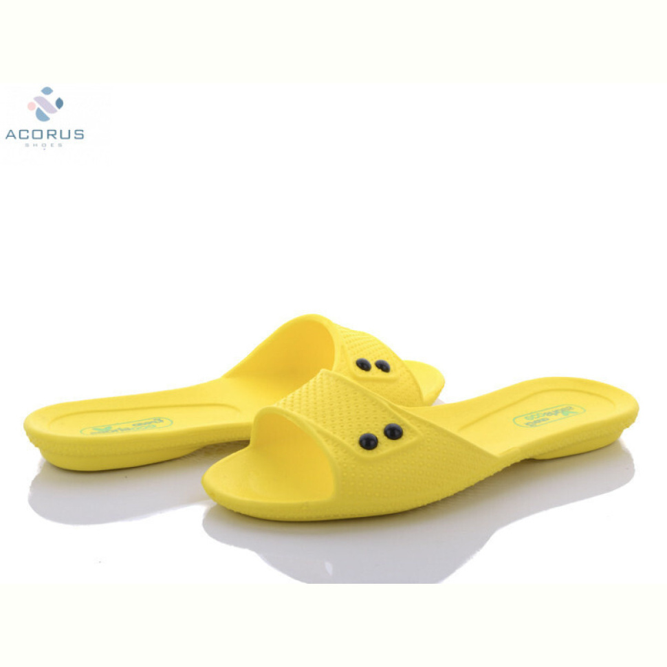 Шлепки Acorus Кредо 107 желтый
