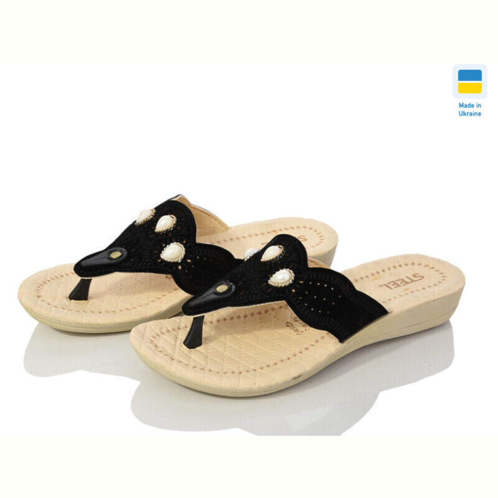 Шлепки DeMur 2024-047 black