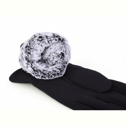Перчатки PAIDI 72-1 трикотаж black