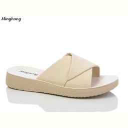 Шлепки Minghong 7719-39 beige масажка