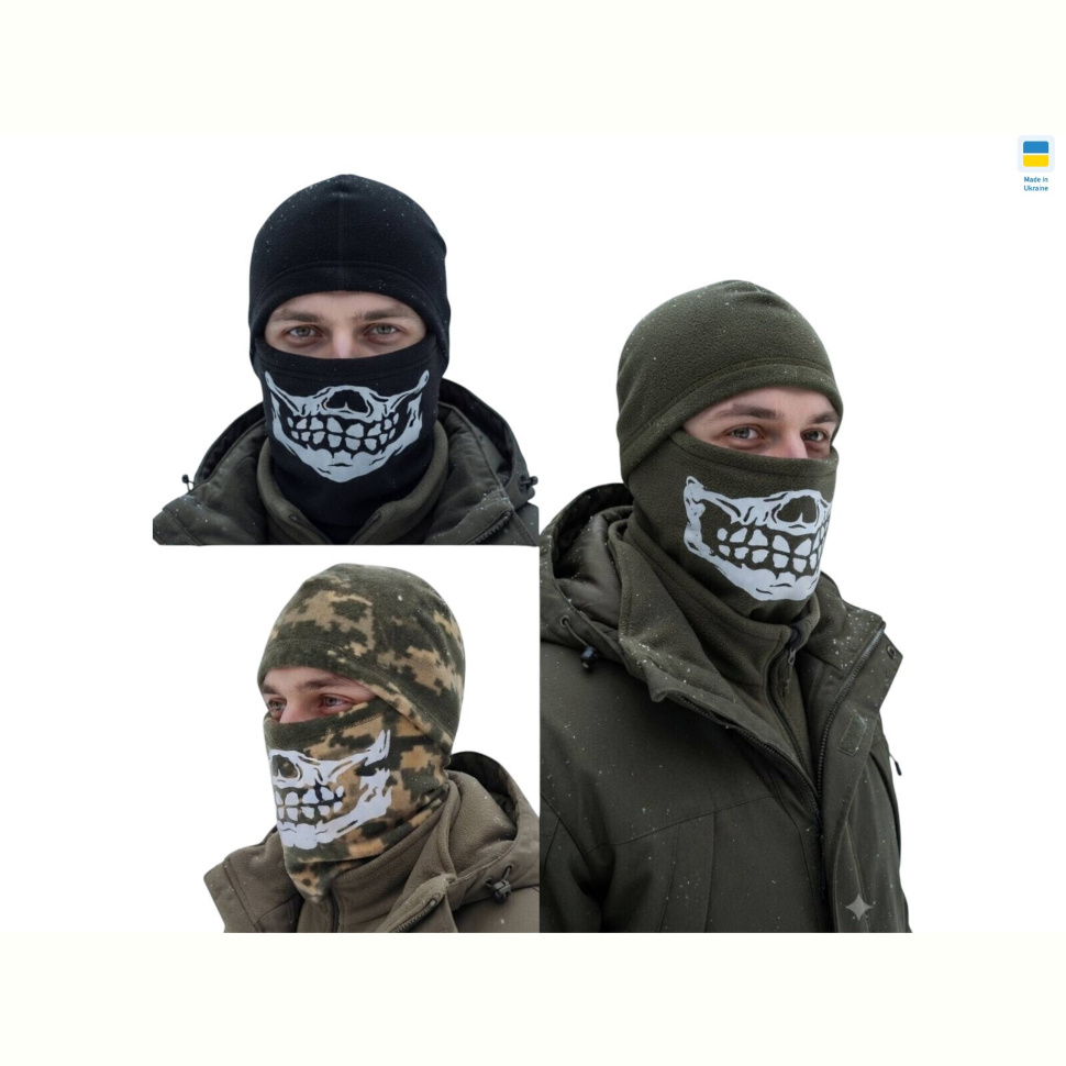 Балаклава Mabi 1119 мілітарі (полар) mix