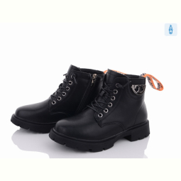 Ботинки Violeta Y106(7603) black-orange