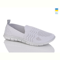 Слипоны DeMur 648 сірий