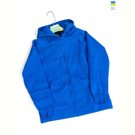 Батник Sport style 811 зіпка блакитний
