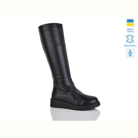 Сапоги Sali 2229 чорний к.