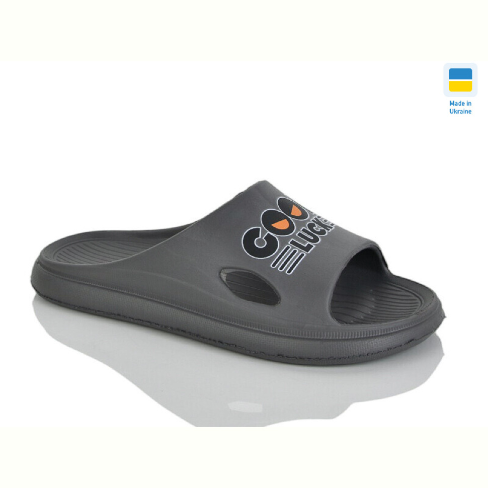 Шлепки Progress Крок П80 сірий