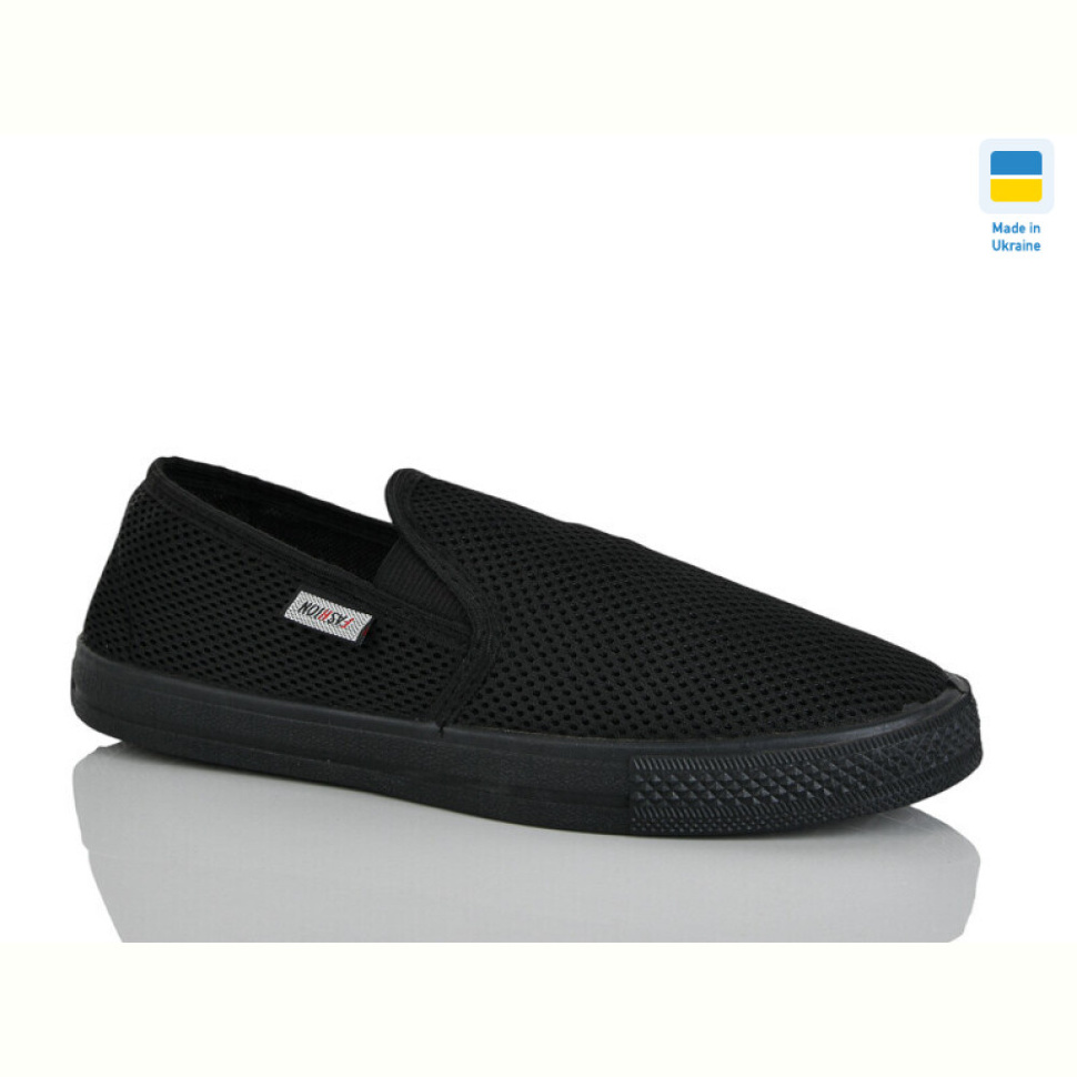 Слипоны DeMur 6042 чорний