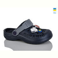 Кроксы Lot Shoes 009 т.синьо-сірий