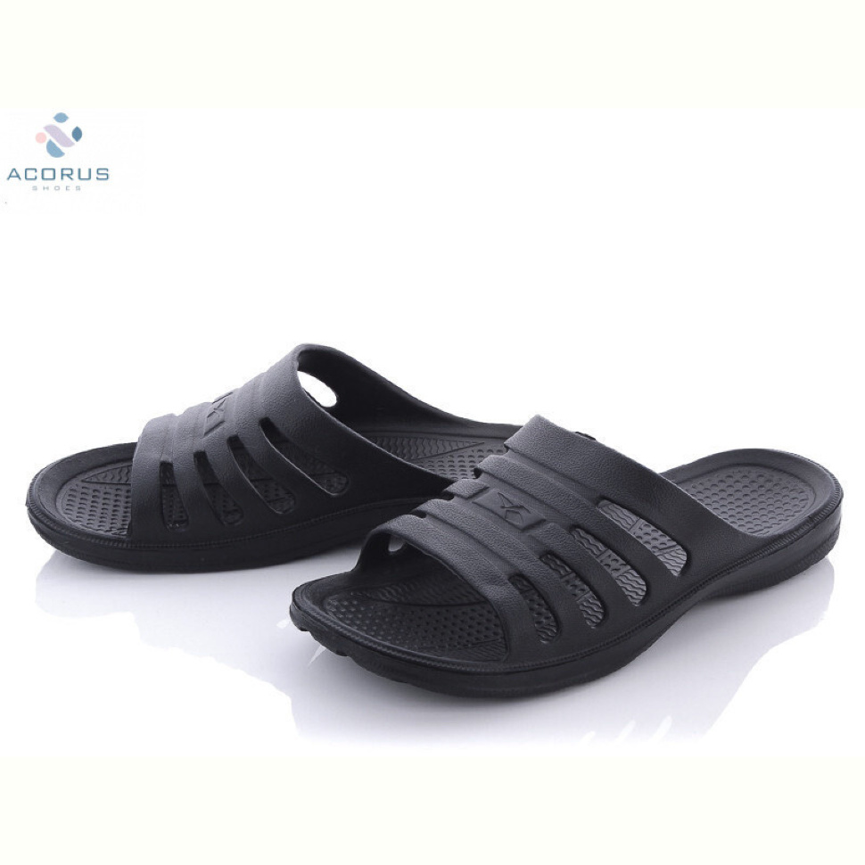 Шлепки Acorus Краб М black