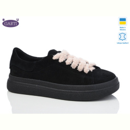 Кроссовки Garti 425 чорний замш