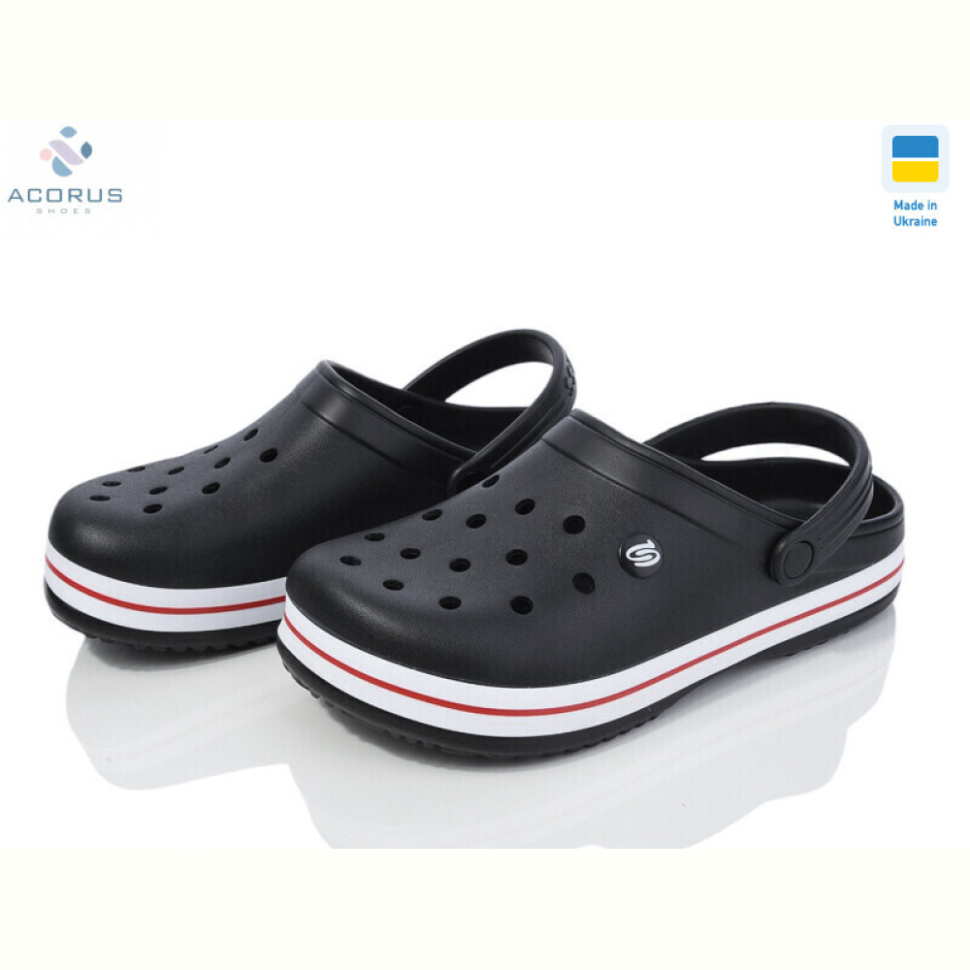 Кроксы Acorus 224 чорний