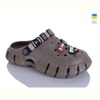 Кроксы DeMur 6770 мокко/крем