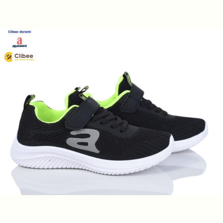 Кроссовки Clibee-Doremi S394-1 black-green