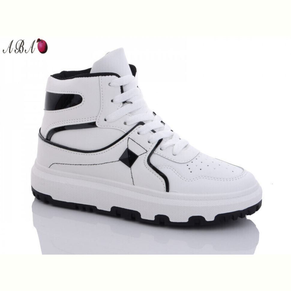 Кроссовки Aba BK75 white-black