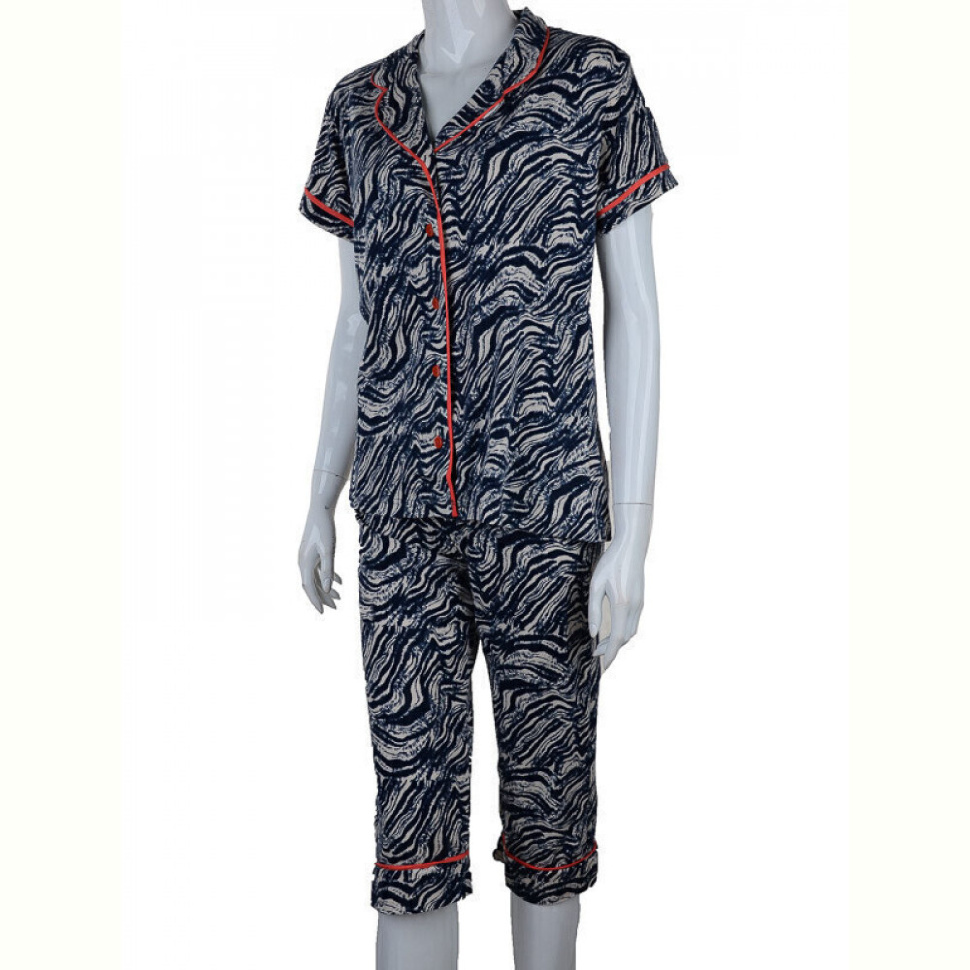 Пижама Obuvok 19011 navy (04061) ЗНИЖКА