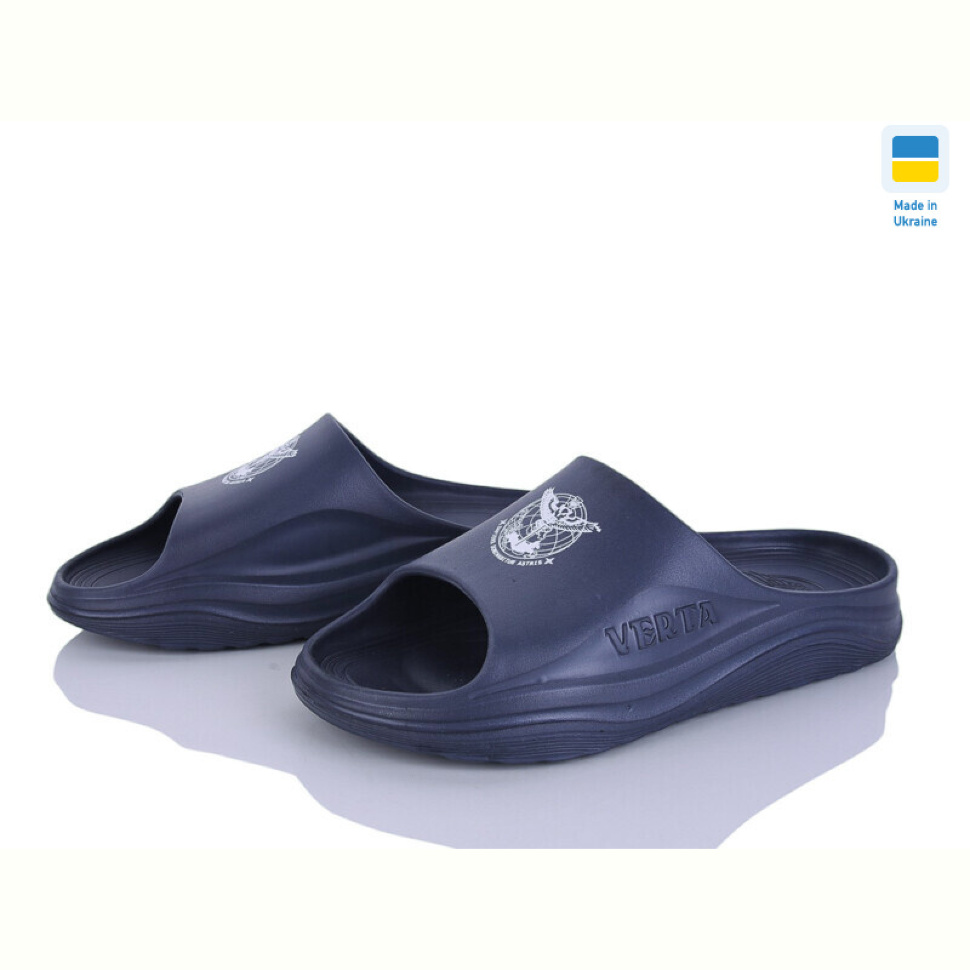 Шлепки Golden Lion 1001 роз. синій