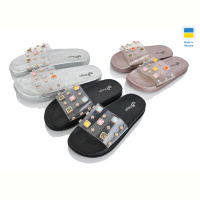 Шлепки LiBang Шльопки силікон брошка mix