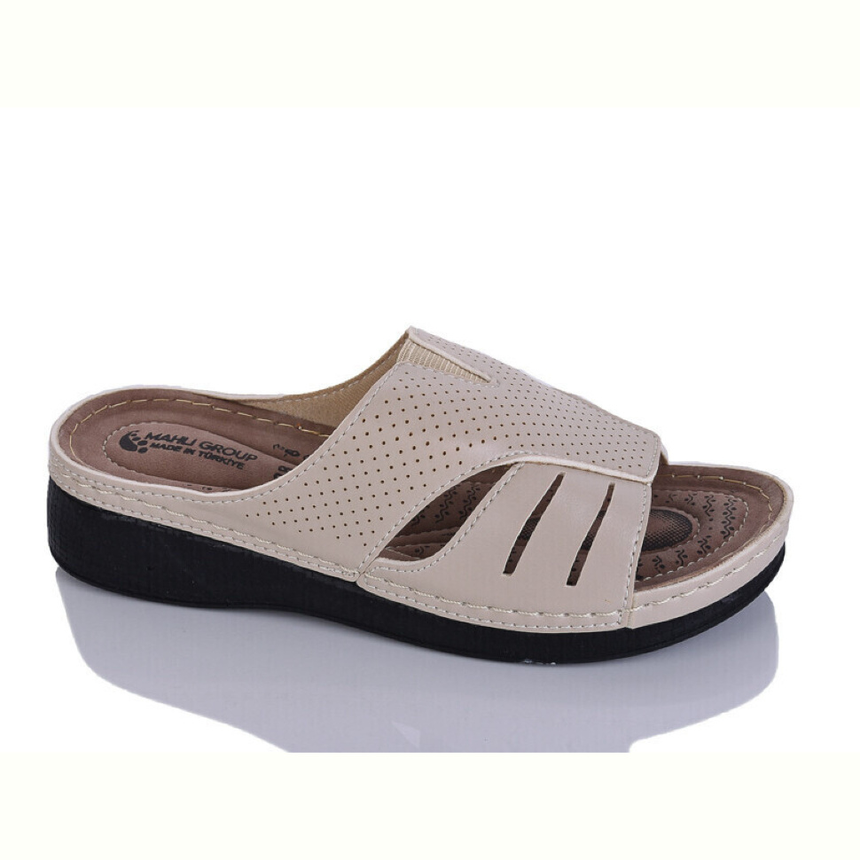 Шлепки Sali-2 209-71 бежевий