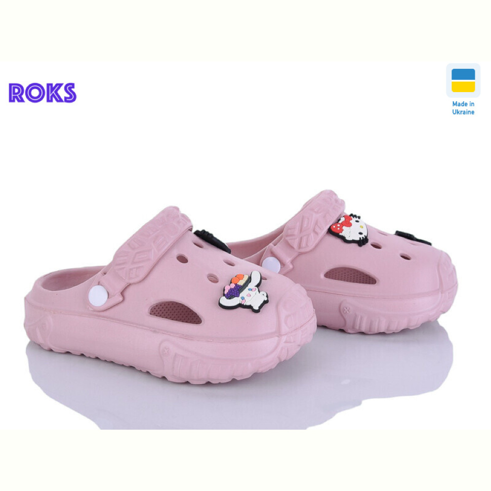 Кроксы Roks 1003 пудра