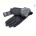 Перчатки RuBi 718 black шкіра кози махра