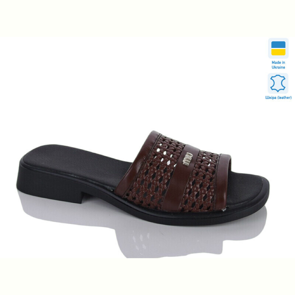Шлепки Sali 888 корич.к.