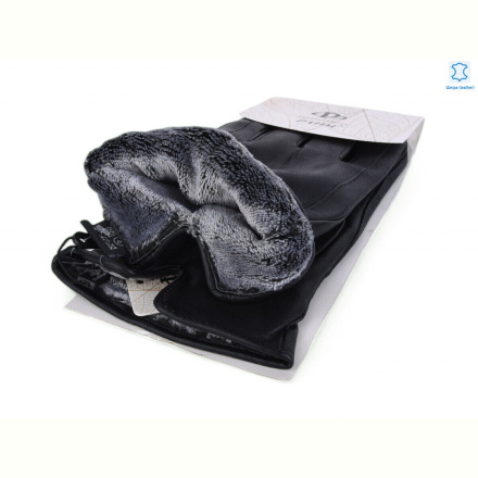 Перчатки PAIDI 53-5 black шкіра