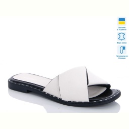 Шлепки Elite shoes С.17-001-13К-14-лотос кожа-черн.лотос-Arabica TR черн.серебро