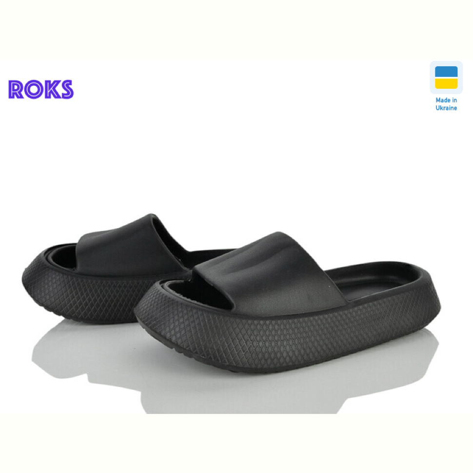 Шлепки Roks 139 чорний