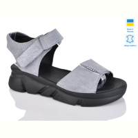 Босоножки Sali 1707-1 сір.з.