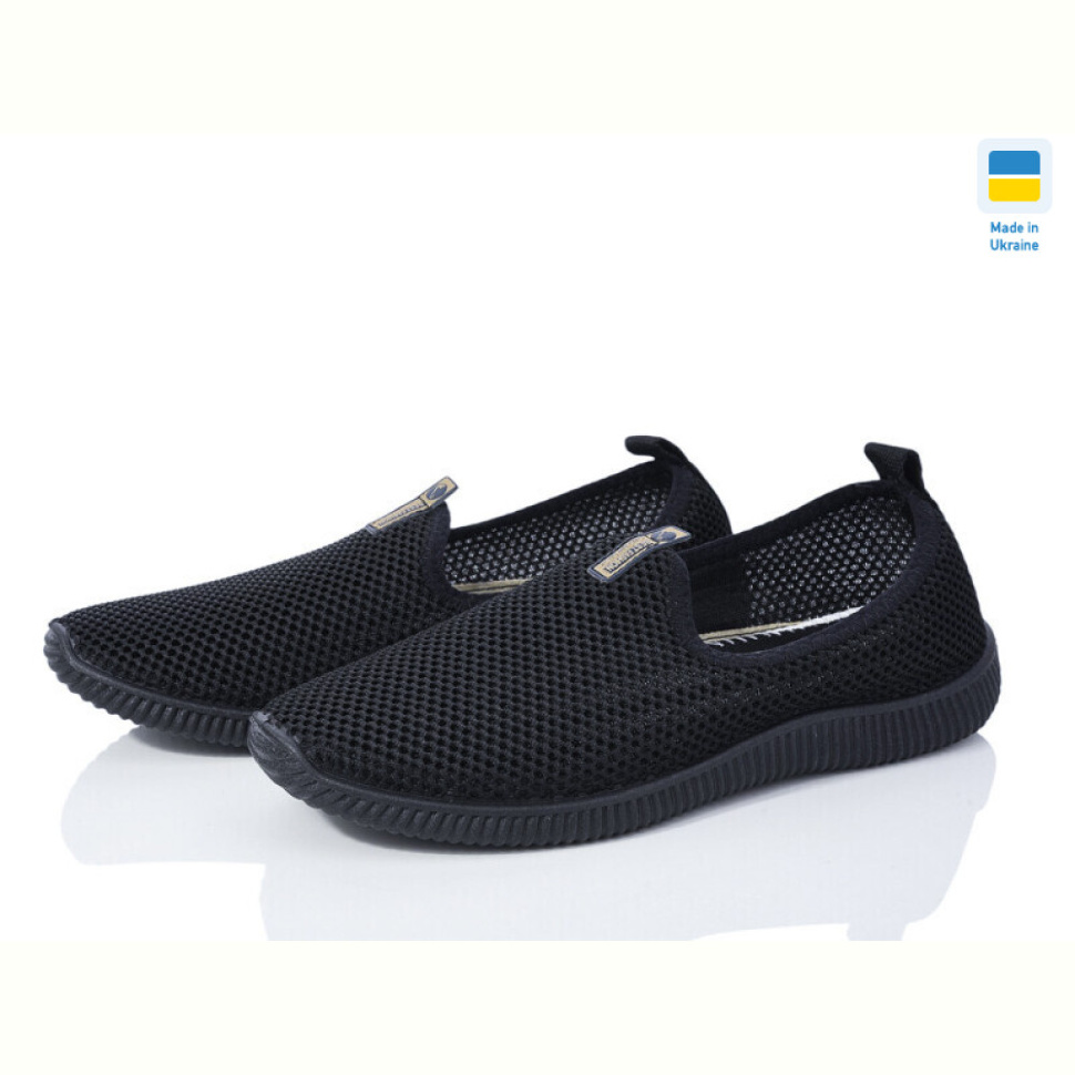 Слипоны Vladimir Кредо 20-12 чорний сітка