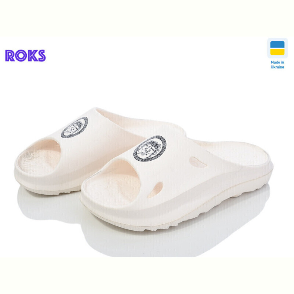 Шлепки Roks Verta 2002V молочний