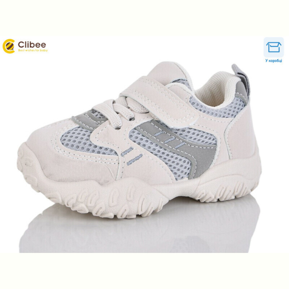 Кроссовки Clibee-Apawwa LA1198-1 beige-grey